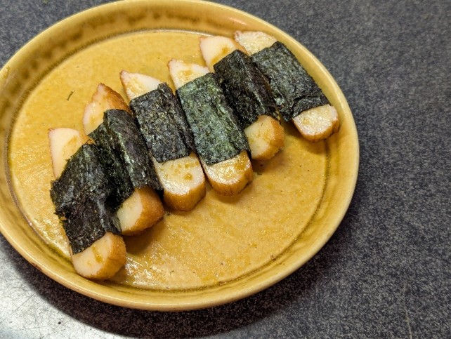 ピリッと大人味！海苔巻き与作揚げ