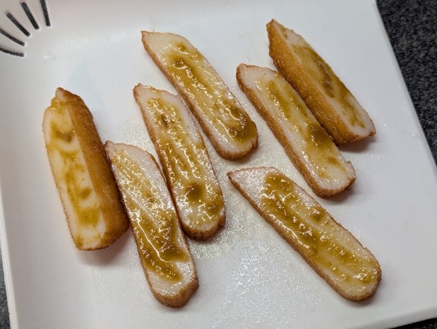 ピリッと大人味！海苔巻き与作揚げ