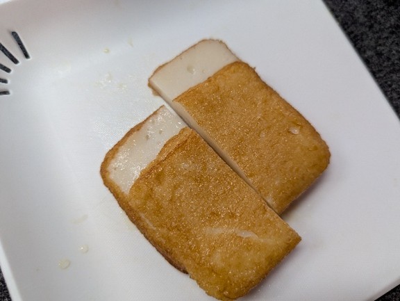 カリカリ食感！与作揚げの青のりパン粉焼き