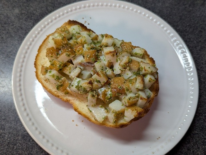 朝ごはんにもGood！与作揚げトースト