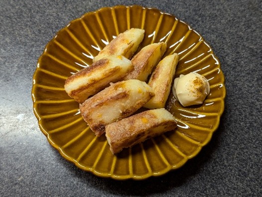 子どものおやつにも！サクっと焼チーズ