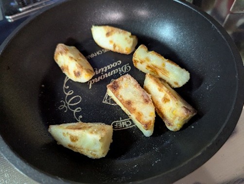 子どものおやつにも！サクっと焼チーズ