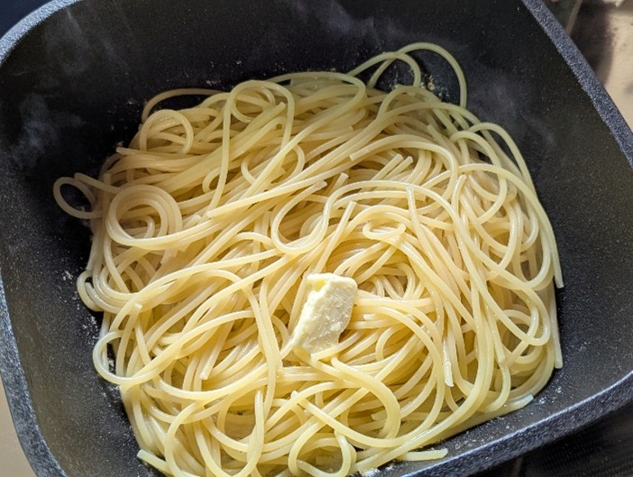 牡蠣の旨味たっぷり梅パスタ
