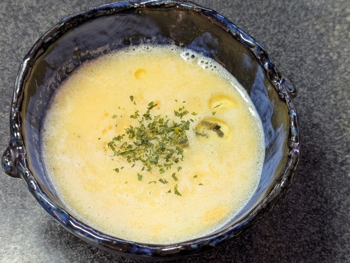 火を使わずに作る！牡蠣風味のミルクスープ