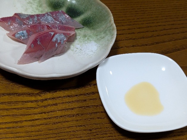 旨味がグンとUP！刺身を塩で食す