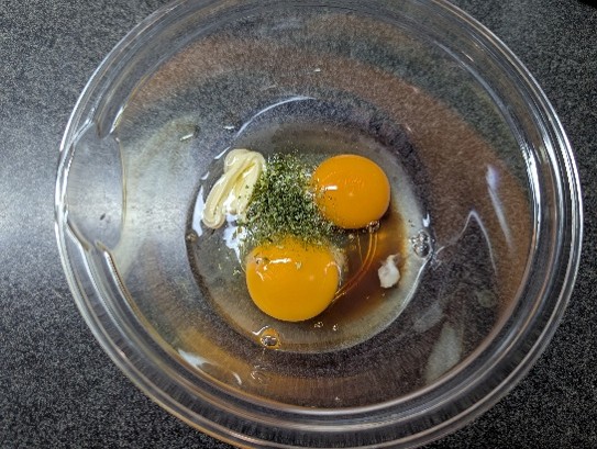 「ほたるいか粋づくり 醤油味」のふわふわ卵焼き