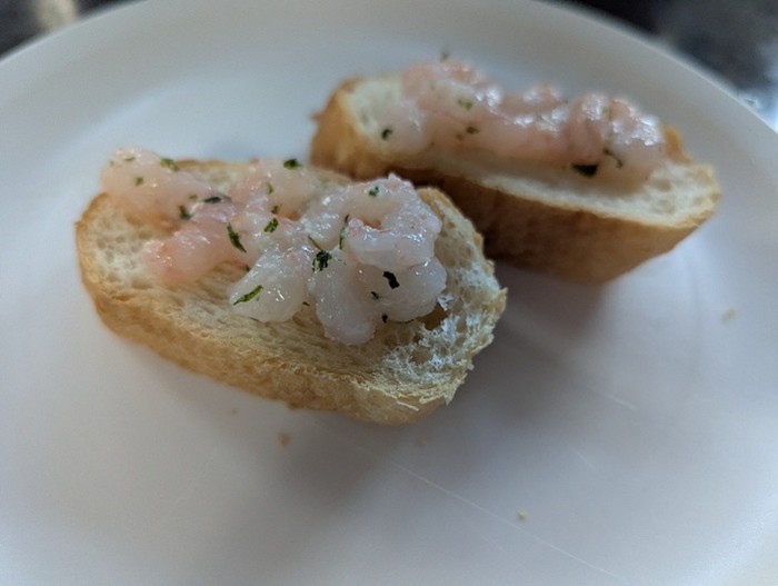 バケットにのせる