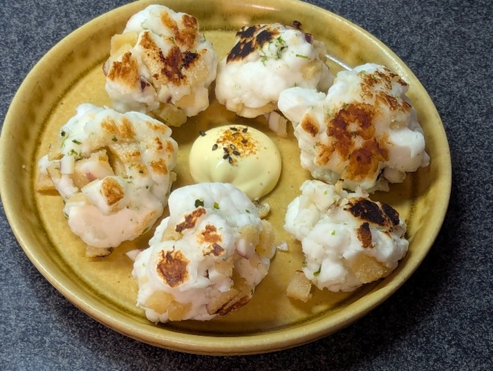 「子持ちいか 数の子」の梅和え