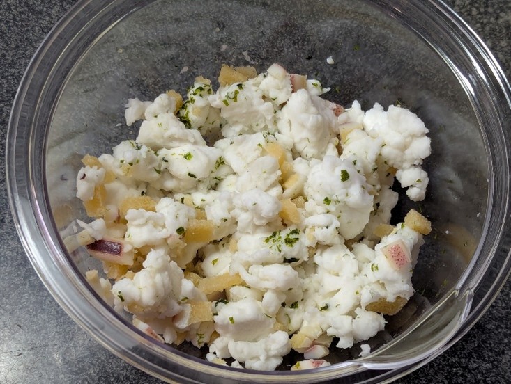 ボール状に丸める