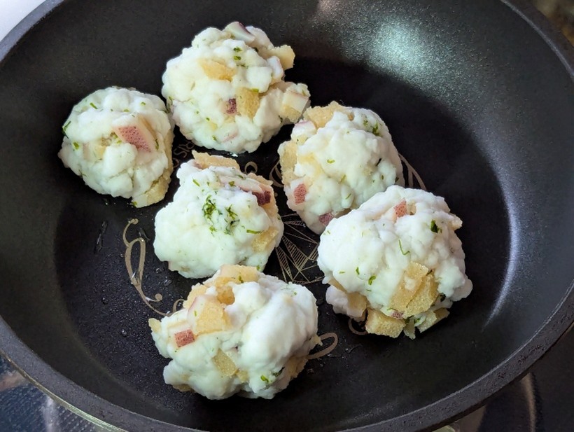 盛り付けて完成