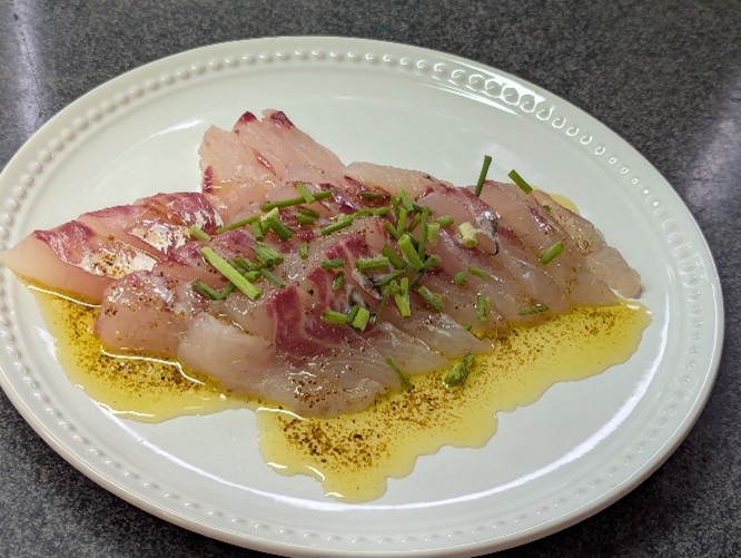 「ふぐの子」カルパッチョ