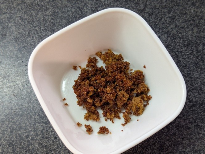 ふぐの子をほぐす