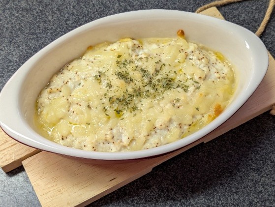 「ふぐの子」グラタン