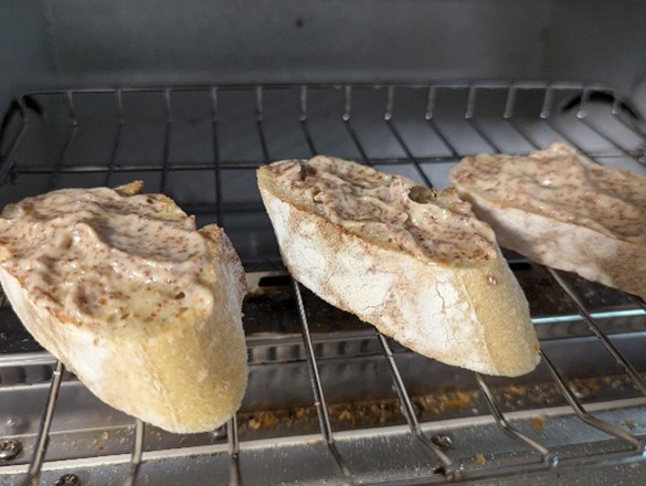 トースターで焼く