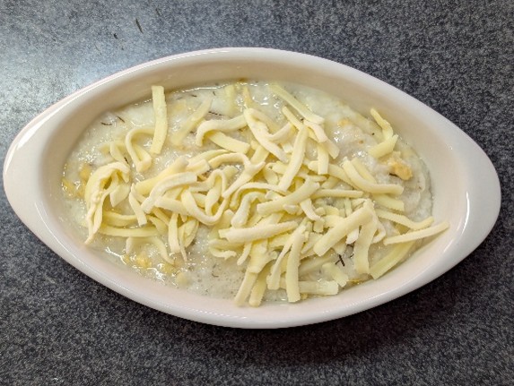 ラップをして電子レンジで加熱する