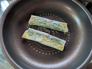 転がしながら焼く
